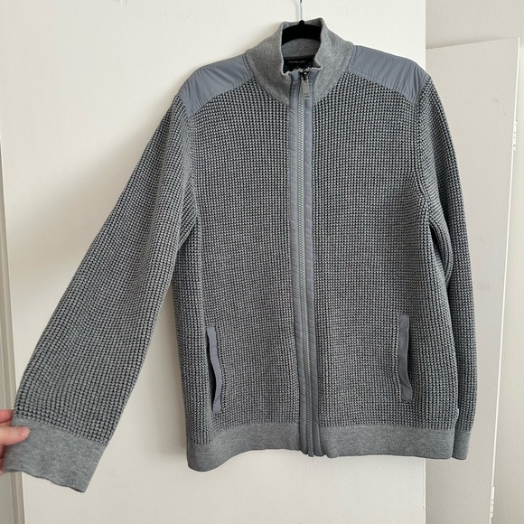Gray sweater with zipper Calvin Klein size M-L - Picture 3 of 13